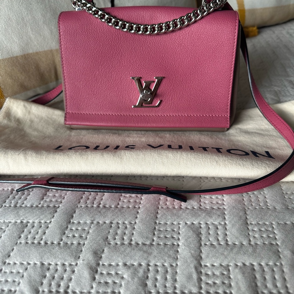 Louis Vuitton Pink Crossbody Bag with Chain